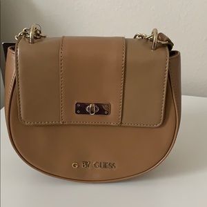 G by Guess caramel colored mini purse